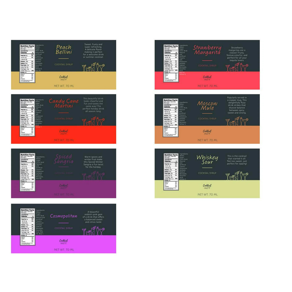 Cocktail Party Syrup Collection