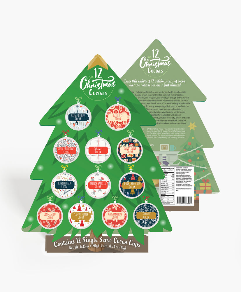 Christmas Cocoa Tree - 12 Count Single Serve