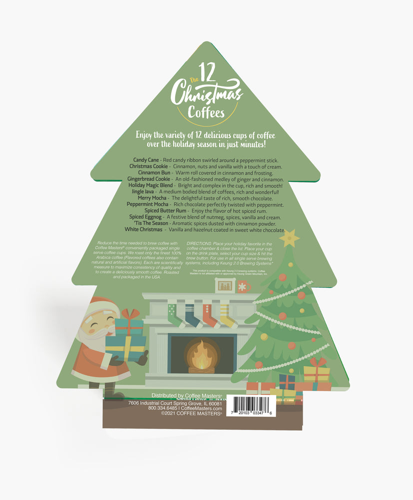 Christmas Coffee Tree - 12 Count Single Serve