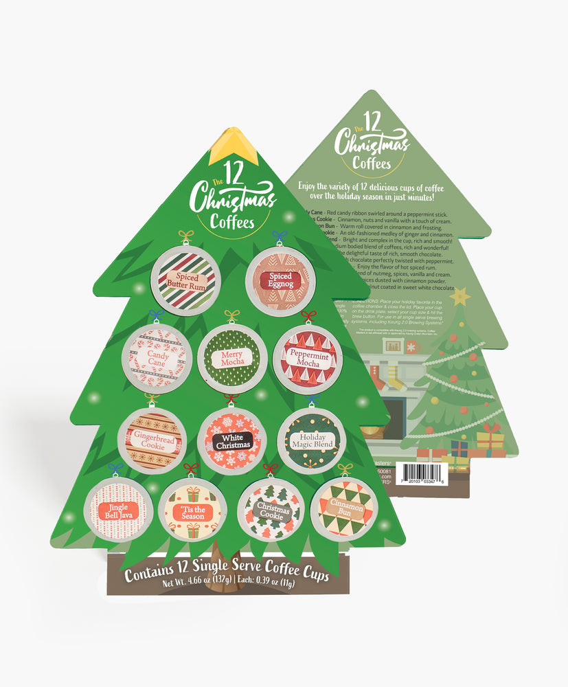 Christmas Coffee Tree - 12 Count Single Serve