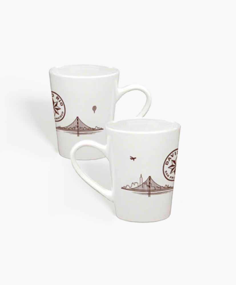David Rio San Francisco Mug - White