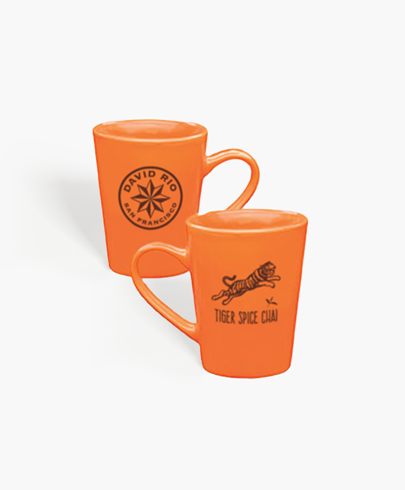 David Rio Tiger Spice Mug - Orange