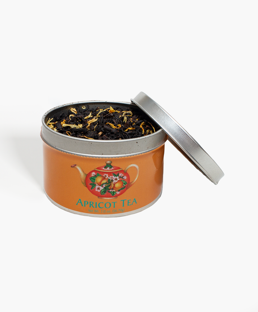 Apricot Loose Leaf Tea Tin